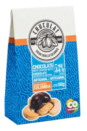 Los Nueces de Marañón Recubiertos con Chocolate de CHUCULAT® son el equilibrio perfecto entre sabor, nutrición y calidad. Perfectos para snack