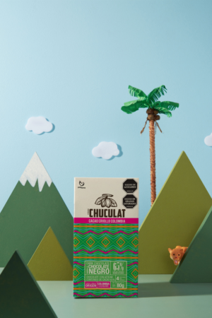 Tableta de chocolate 65% - Origen Casanare 80 Gr