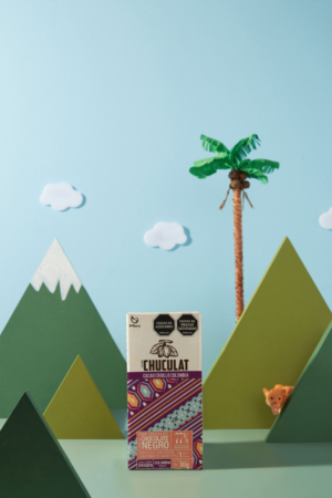 Tableta de chocolate 77%- Origen Tumaco 30 Gr