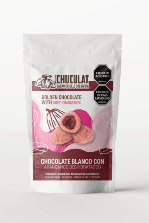 Grageas arándanos chocolate blanco con mora liofilizada 120g